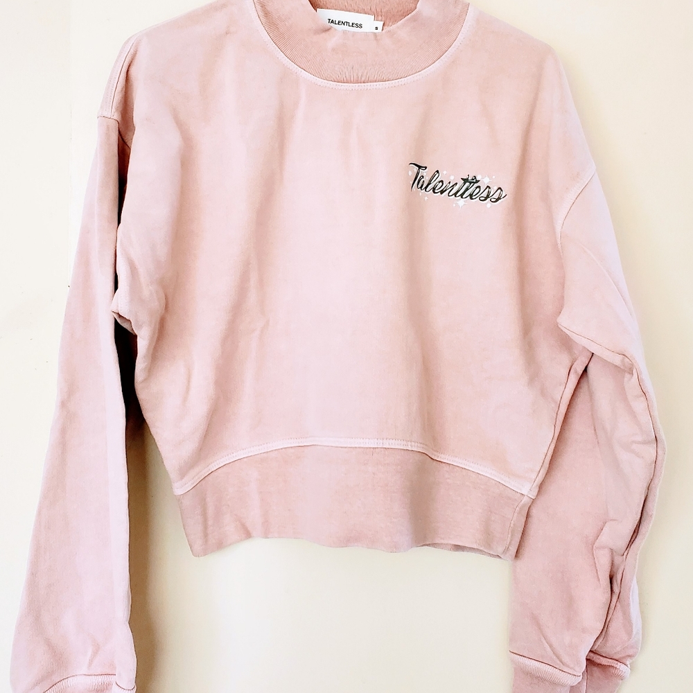 Talentless Crop Sweatshirt